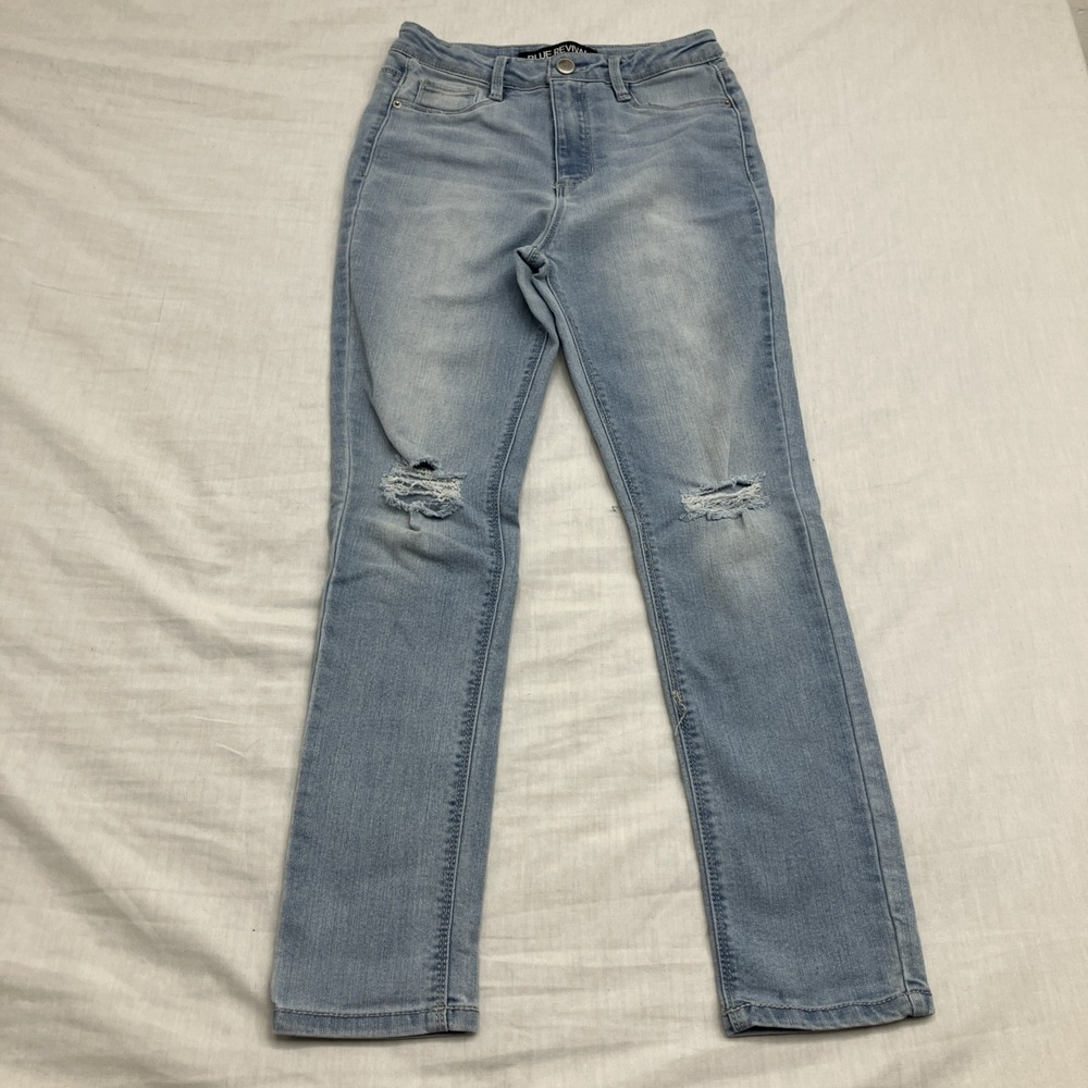 Blue Revival Dark wash skinny Jeans Kids Size 10